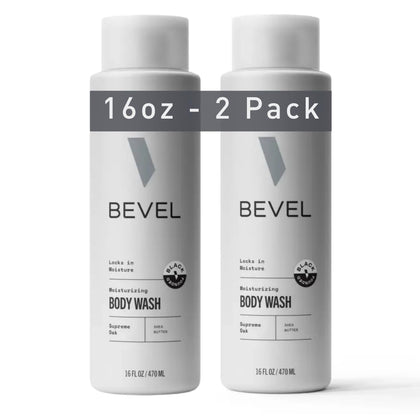 Bevel bottle front packaging showing Supreme Oak scent and 16 oz size for reliable supply