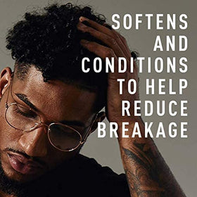 Bevel conditioner texture close-up showing creamy consistency for easy detangling