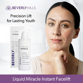 Beverly Hills illustrative before and after to show smoother under-eye area