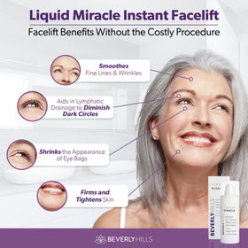 Beverly Hills lightweight serum texture on hand demonstrating fast absorption