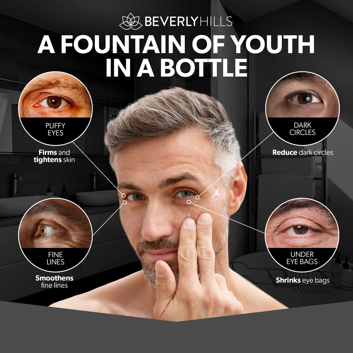 Beverly Hills serum texture close-up highlighting fast-absorbing finish