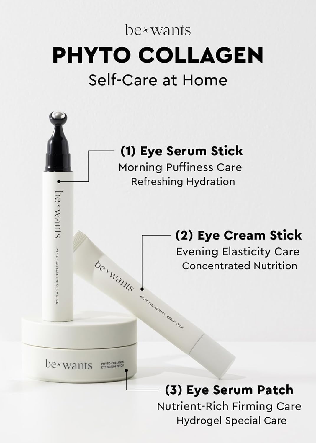 BE+WANTS lifestyle bathroom scene showing quick pre-makeup refresh benefit