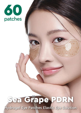 BE+WANTS close-up hydrogel texture highlighting gentle adherence benefit