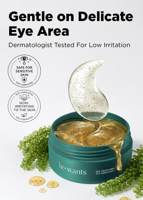BE+WANTS sea grape and ceramide visual emphasizing barrier support