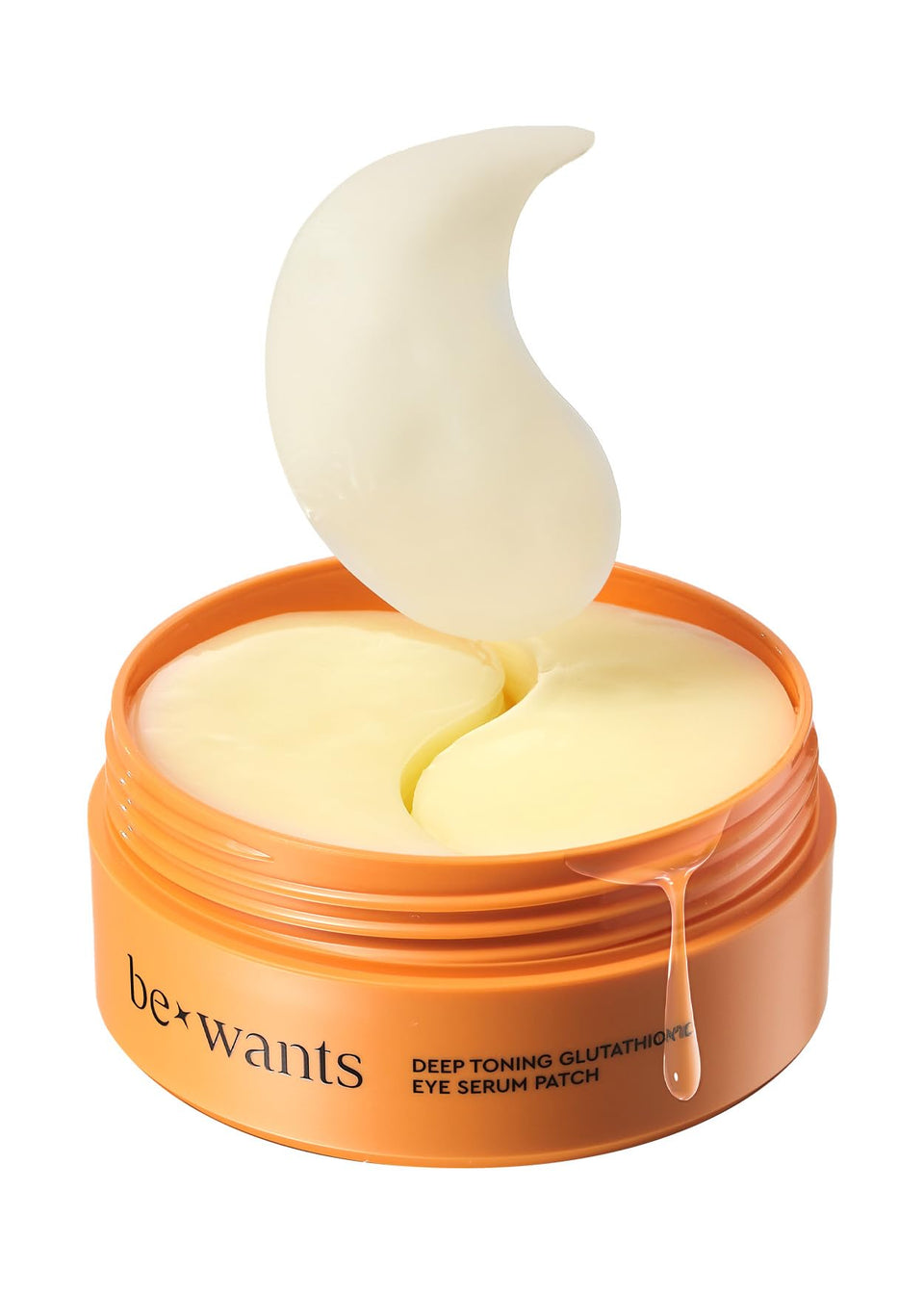 BE+WANTS jar front view showing product and brightening benefit