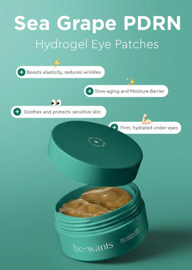 BE+WANTS size comparison with hand showing precise targeted coverage