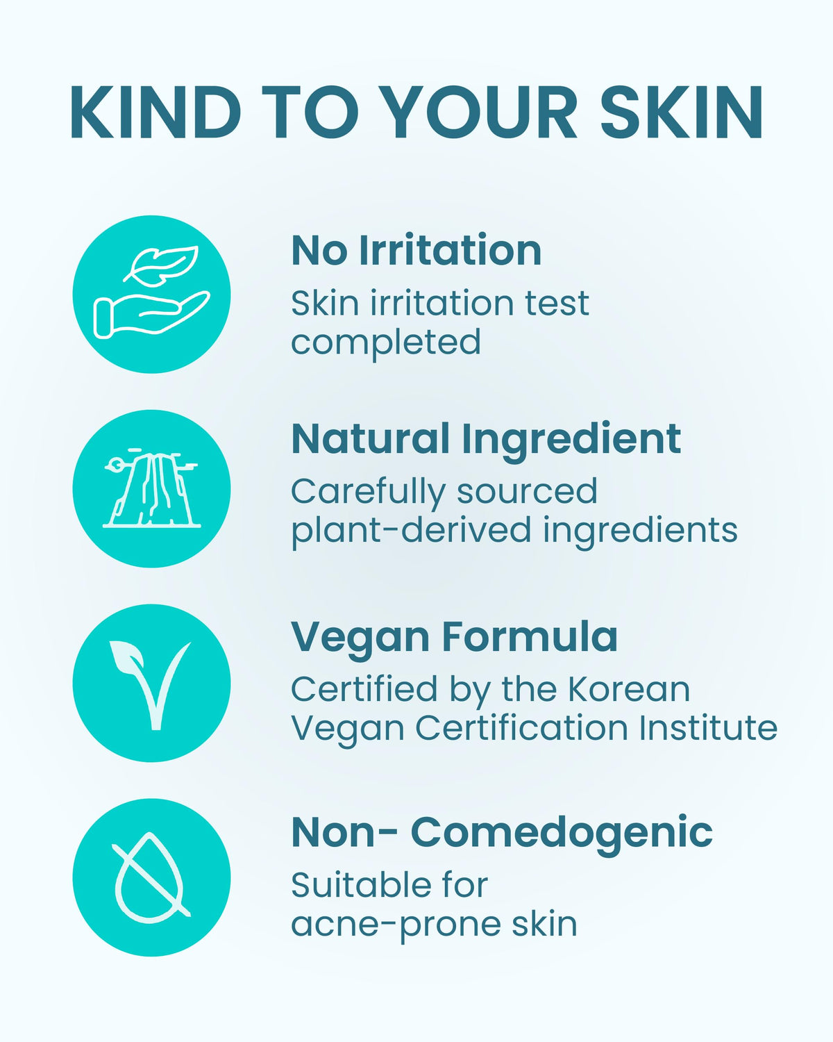 BEYOND gel spread on hand demonstrating quick absorption and hydration