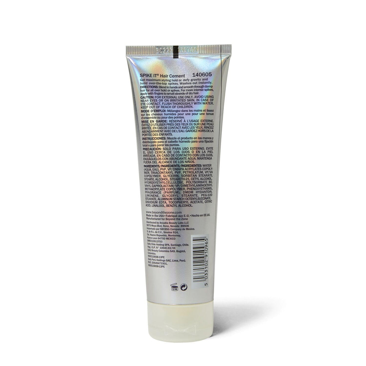Beyond the Zone Spike It open jar texture highlights thick gel consistency for sculpting