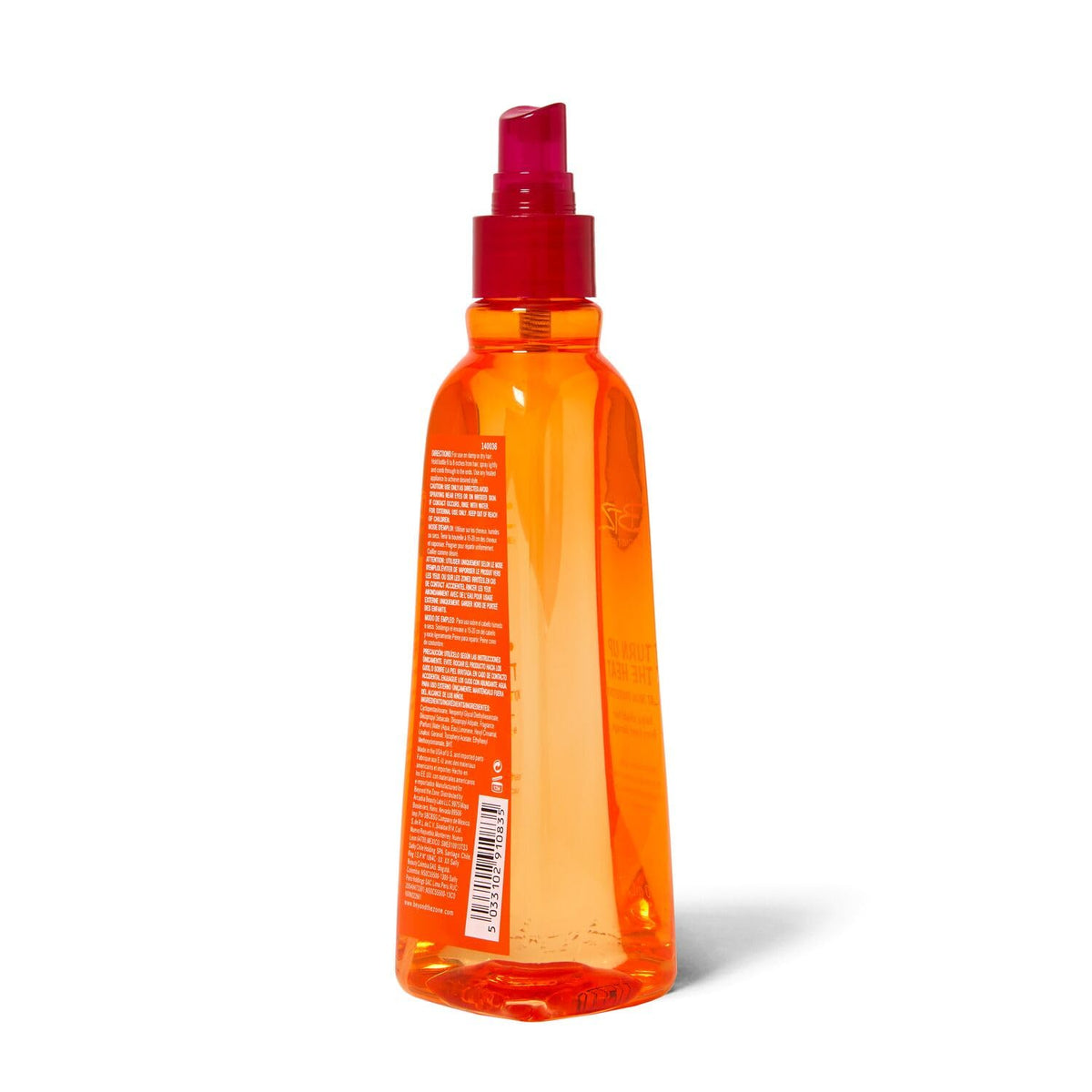 Beyond the Zone fine mist on hair strand showing smooth texture and shine