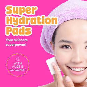 BeYoutiful close-up pad texture revealing thin, saturated fiber for lightweight hydration