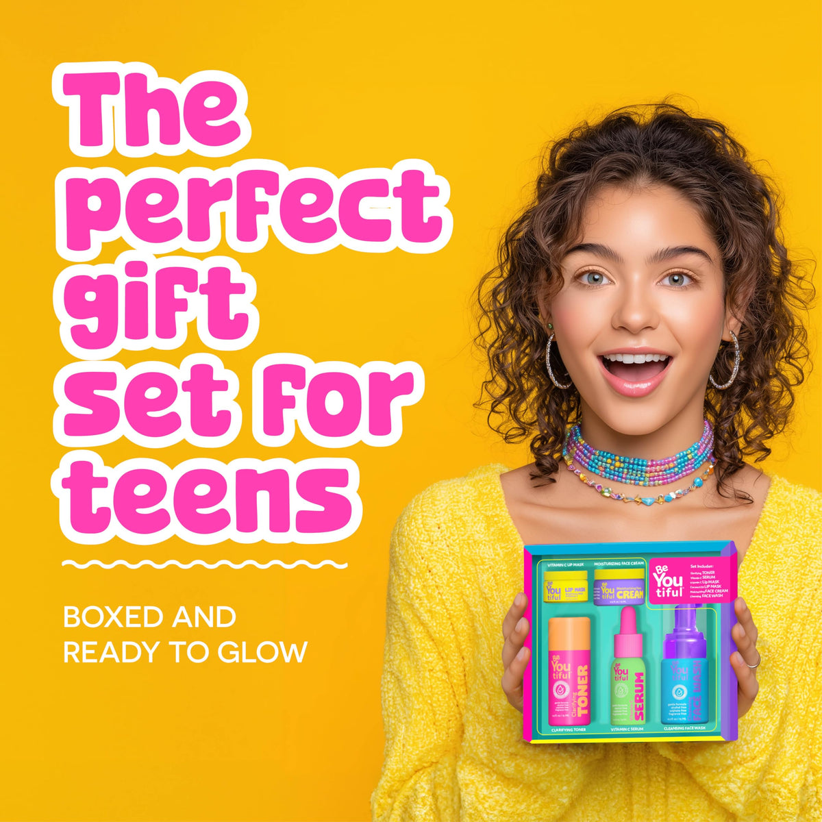 BeYoutiful mini tubes laid out travel-ready for sleepovers and bags