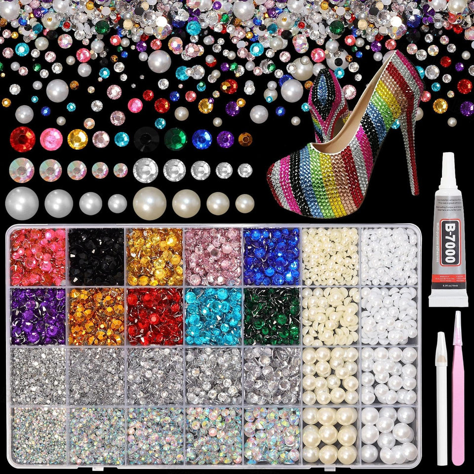 Bezztito front packaging showing full 14000-piece kit and included tools, organized