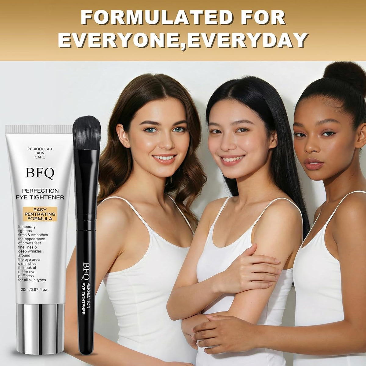 BFQ precision applicator brush close-up for mess-free targeted application