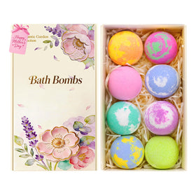 Bgiscaw individually wrapped bath bombs highlighting hygienic packaging and scent variety