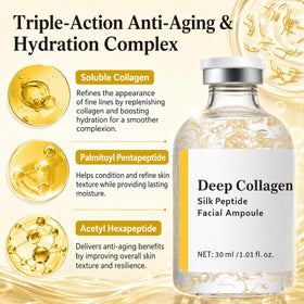 BIGBIO ampoule applied to under-eye area showing targeted smoothing benefit for delicate skin