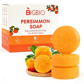 BIGBIO soap front packaging showing three bars and product name, promotes freshness