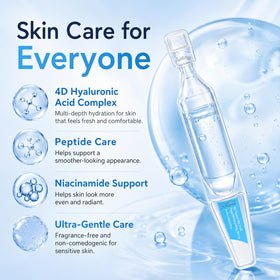 BIGBIO single ampoule close-up sealed tip, hygienic single-use design benefit