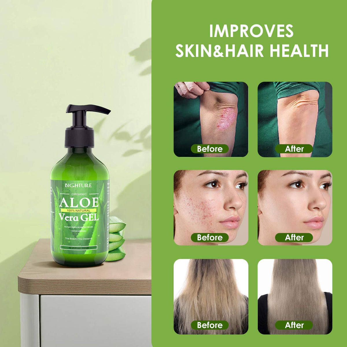 BIGHTURE application on hand demonstrating fast absorption benefit
