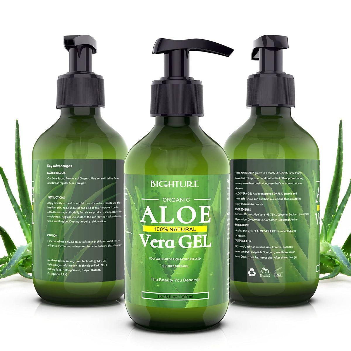 BIGHTURE size comparison with hand showing portable jar benefit