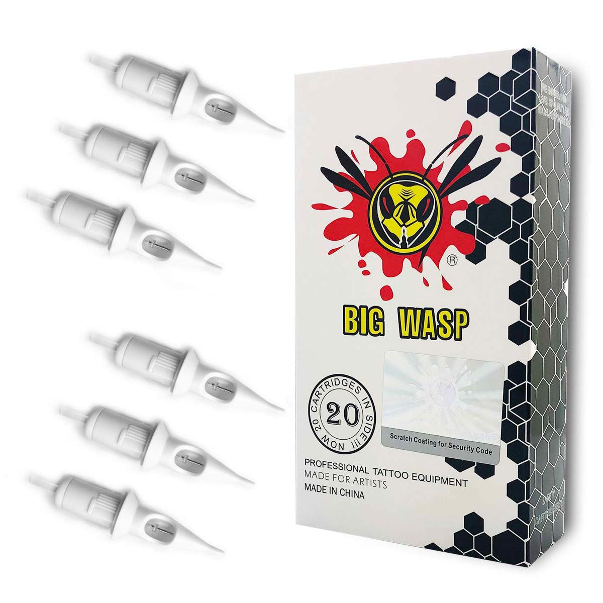 BIGWASP front packaging of 14RS 1214RS 20pcs showing box and labeling for fast selection