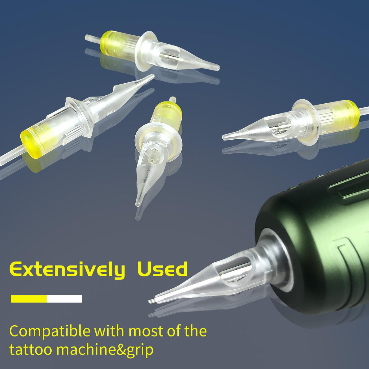 BIGWASP individually sealed cartridge pack highlighting sterile single-use protection