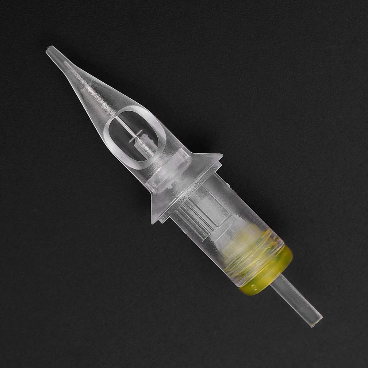 BIGWASP close-up transparent cartridge housing showing ink visibility and control benefit