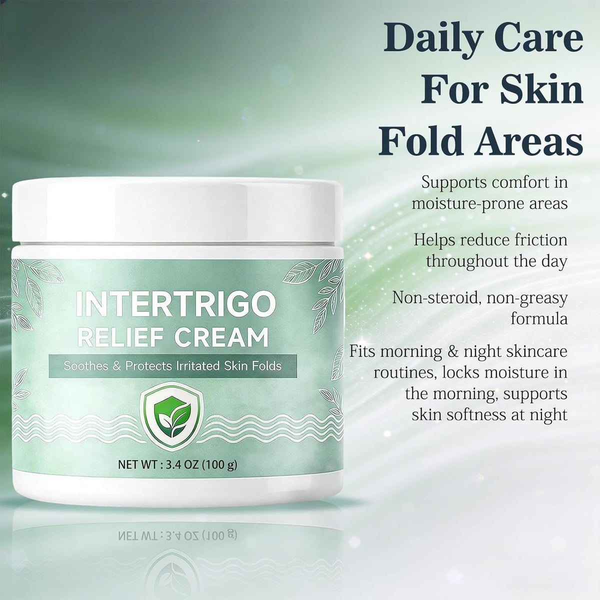 BIKCITV cream texture close-up highlighting fast-drying, non-greasy formula