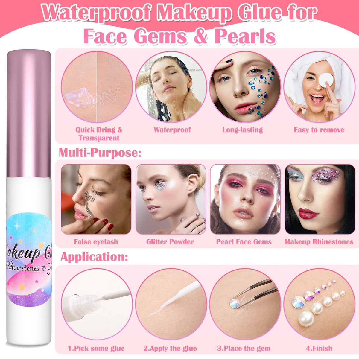 Billbotk white and beige pearls mix, provides soft shimmer for bridal looks