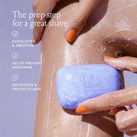 Billie Body Buffer curved shape detail demonstrating ergonomic contour for close contact