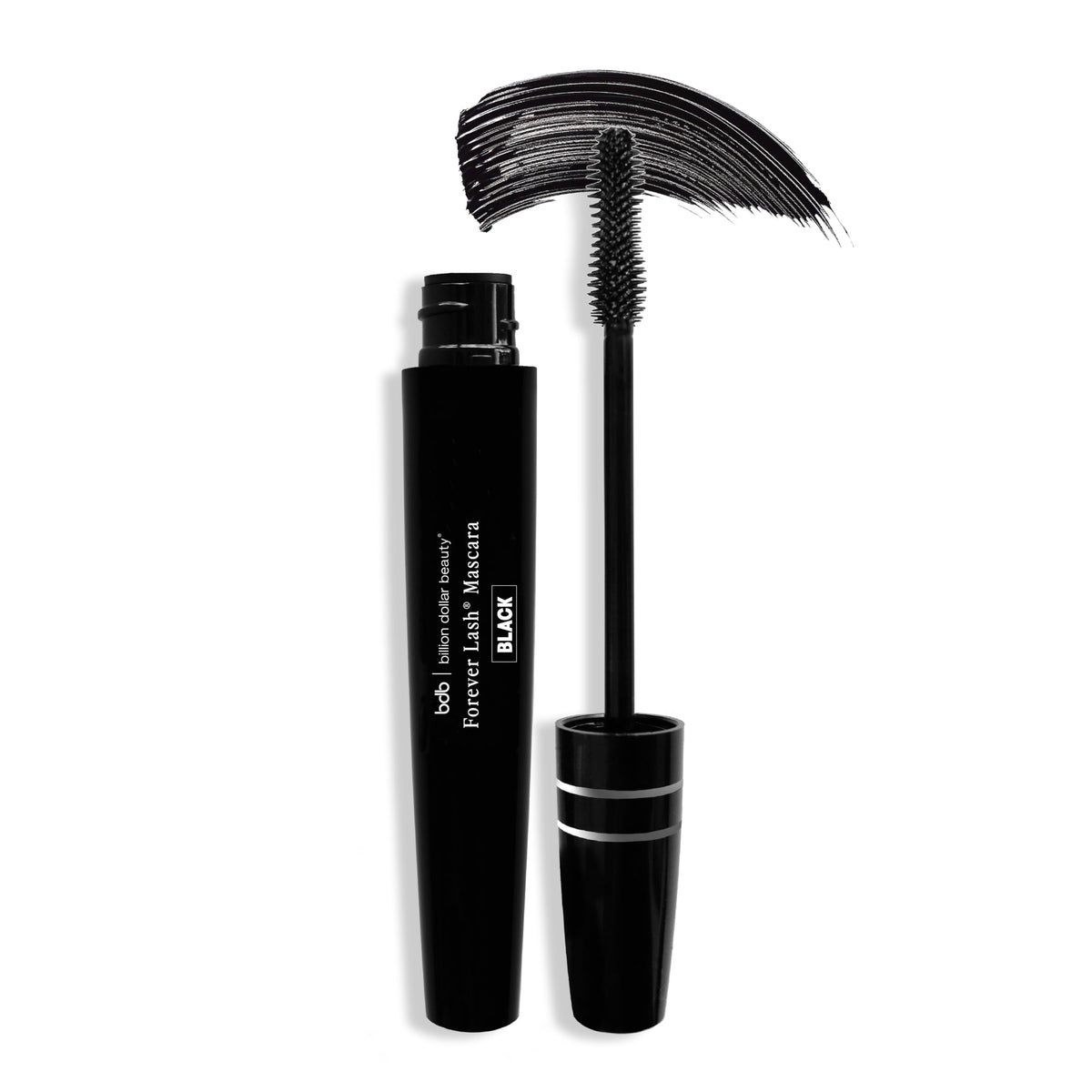 billion dollar brows front packaging showing sleek tube and label, professional presentation
