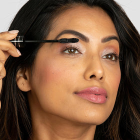 billion dollar brows application demo on eyelash, easy zigzag technique for lift