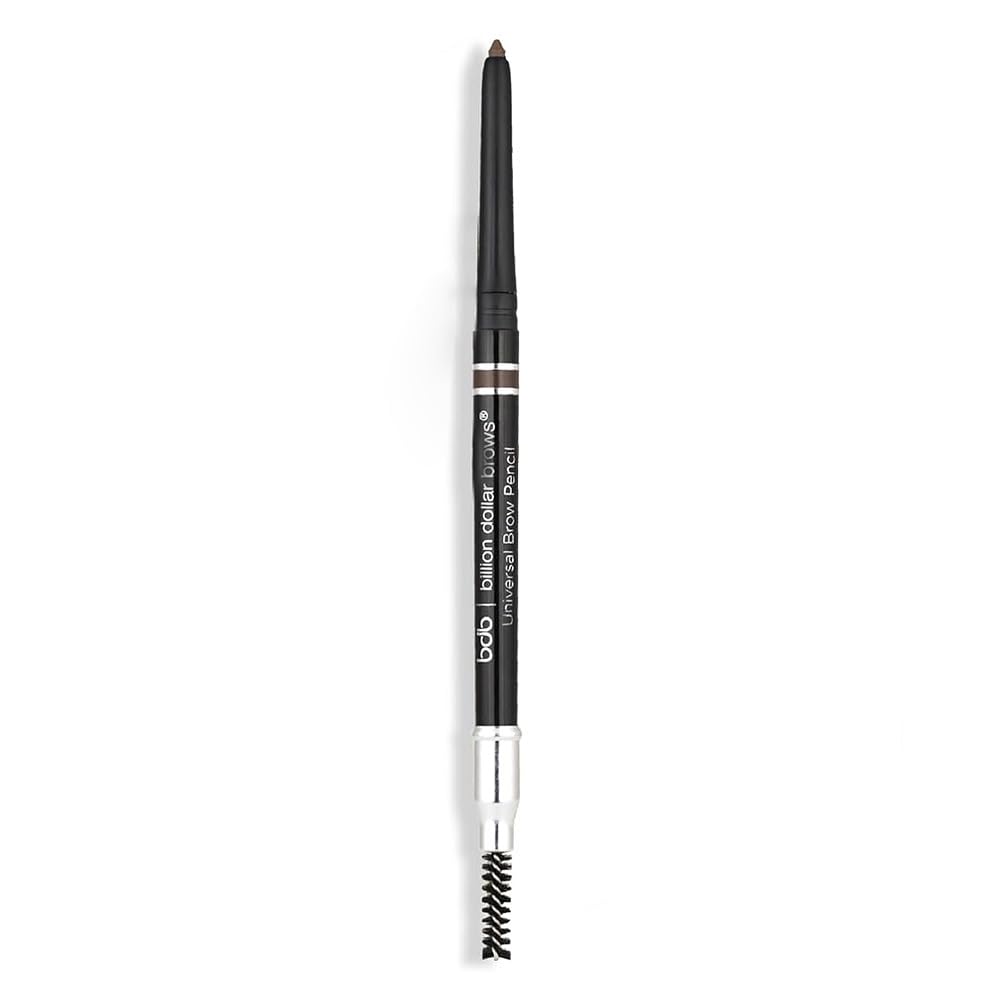 billion dollar brows front packaging showing compact dual-ended pencil and benefits