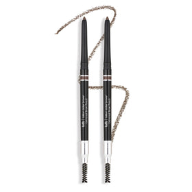 Billion Dollar Brows front view showing dual-ended pencil and benefits