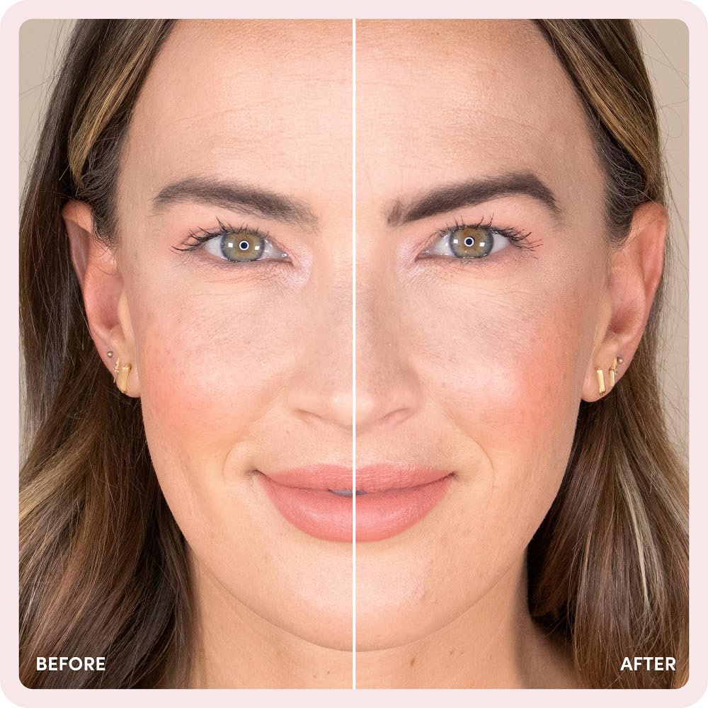 billion dollar brows in-use application with angled brush for precise hair-like strokes
