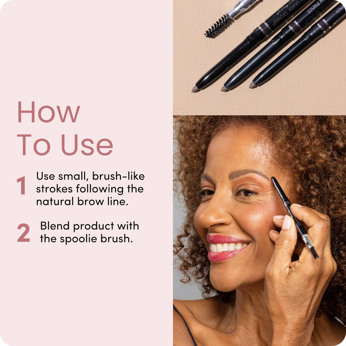 billion dollar brows open cap and mechanism revealing twist-up pencil convenience