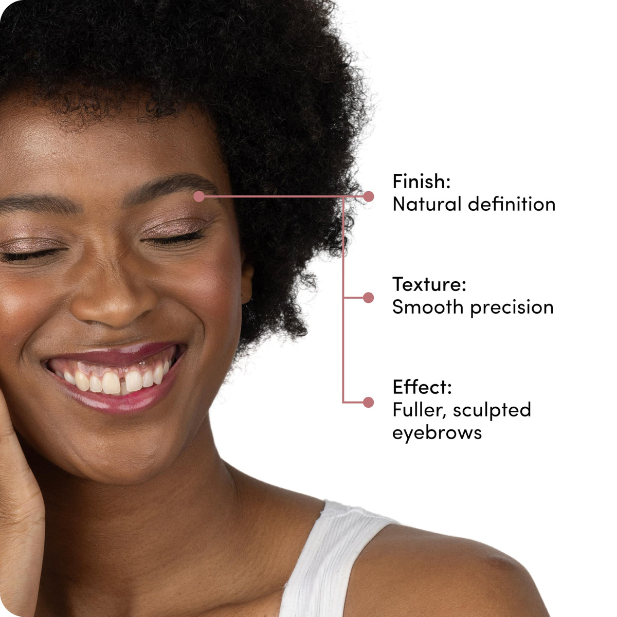 billion dollar brows product packaging and ingredient label for consumer info