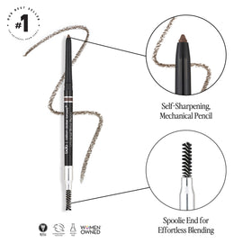 Billion Dollar Brows spoolie detail for seamless blending and grooming