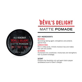 Billy Jealousy pomade being applied to hands demonstrating quick emulsification benefit