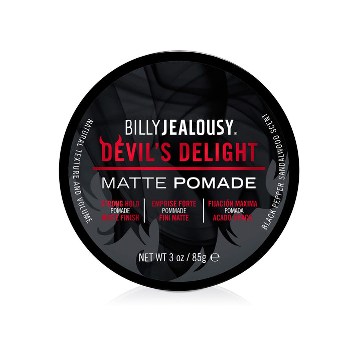 Billy Jealousy front jar view showing clean packaging and 3 oz size benefit
