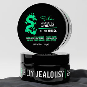 Billy Jealousy next to a coin for size comparison highlighting compact 3 oz travel-friendly benefit