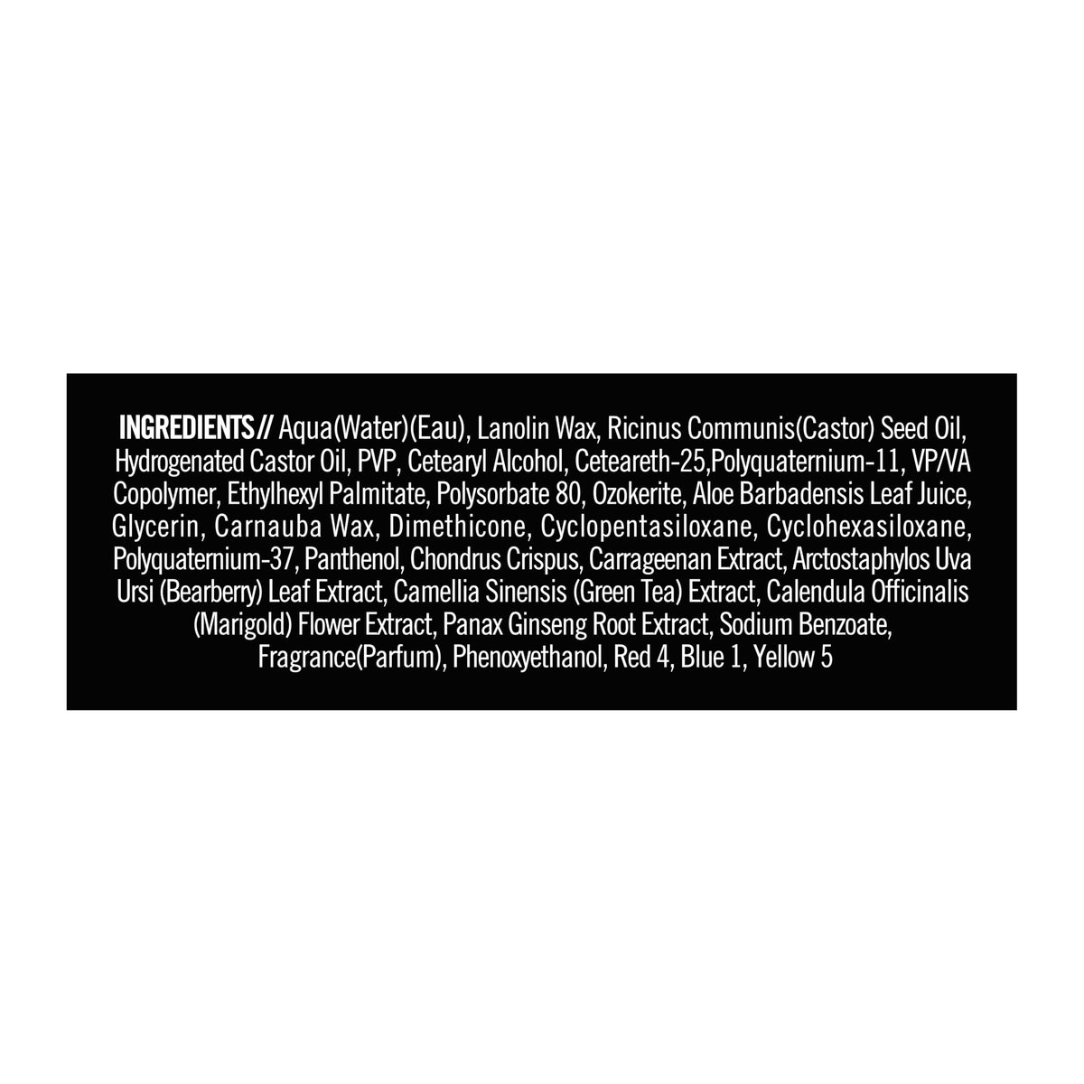 Billy Jealousy back label and directions image highlighting usage and ingredients