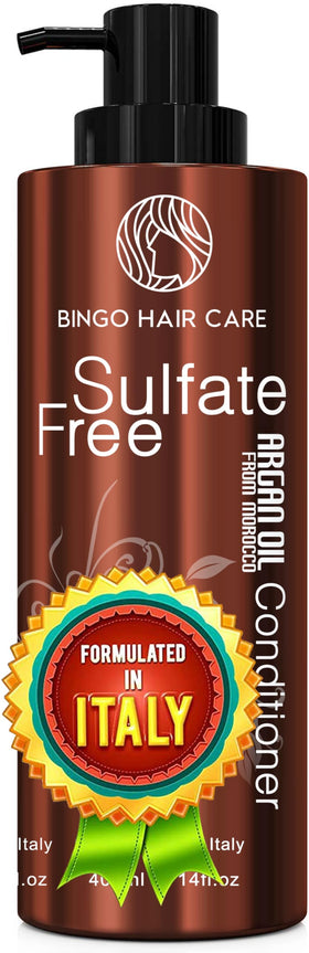 BINGO HAIR CARE front bottle showing product and packaging benefits