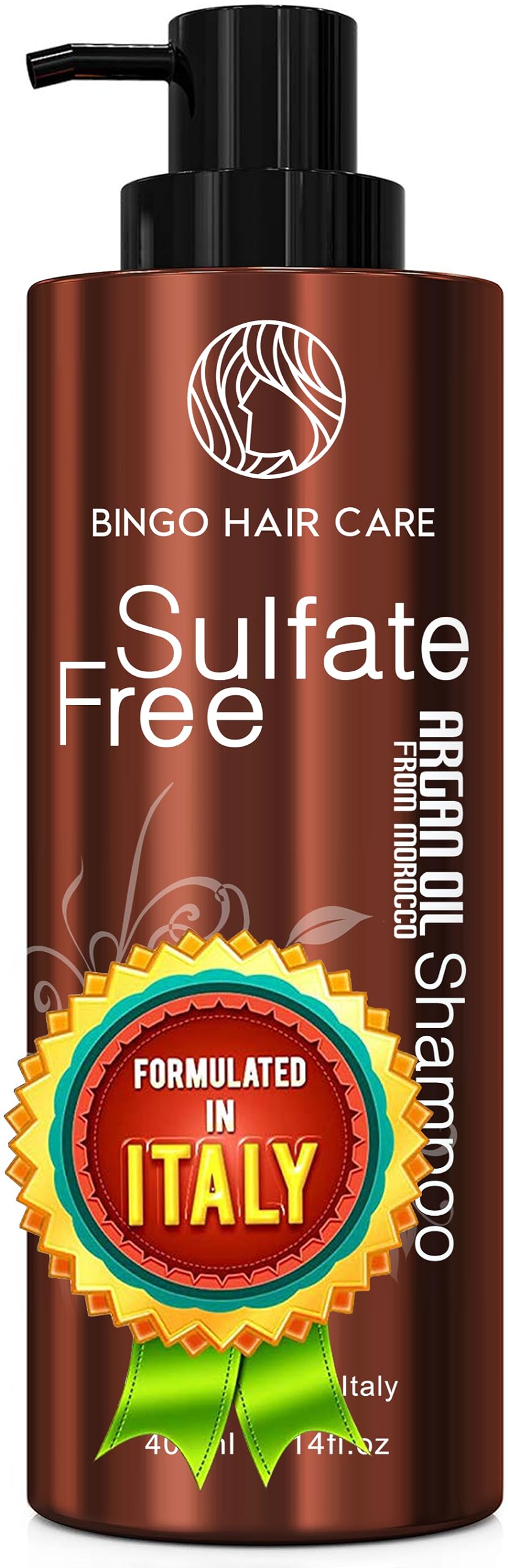 BINGO HAIR CARE front bottle showing branding and smooth hydration benefits
