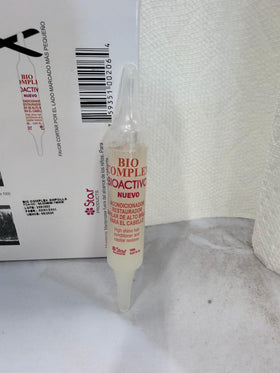 Bio Complex ampoule closeup highlighting texture and concentrated formulation