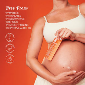 Bio-Oil being applied to skin demonstrating smooth spread and hydration benefit