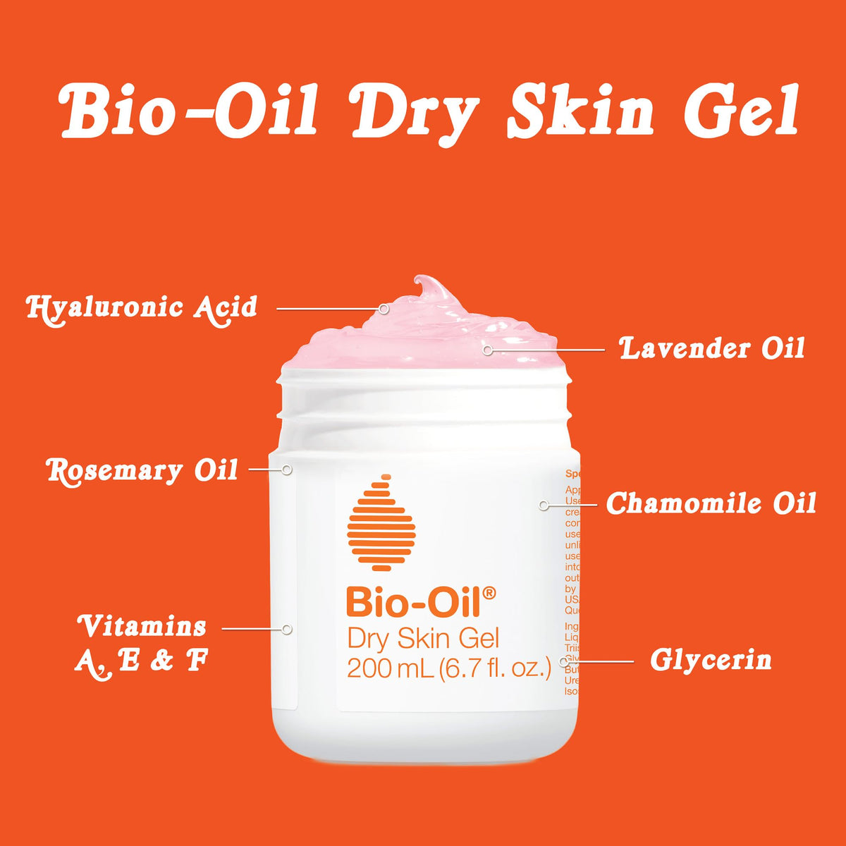 Bio-Oil held in hand to illustrate 6.7 oz size and travel-friendly convenience