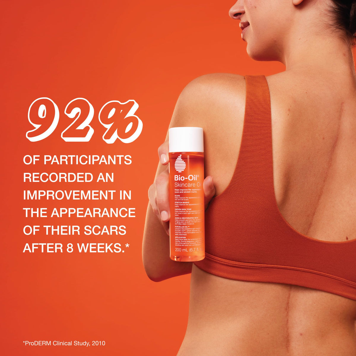 Bio-Oil dry skin gel texture swatch highlighting fast-absorbing hydration