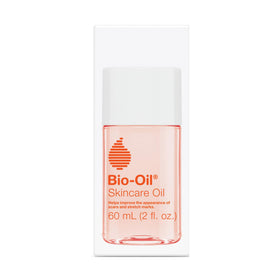 Bio-Oil front bottle shows brand and clear lightweight oil for hydration
