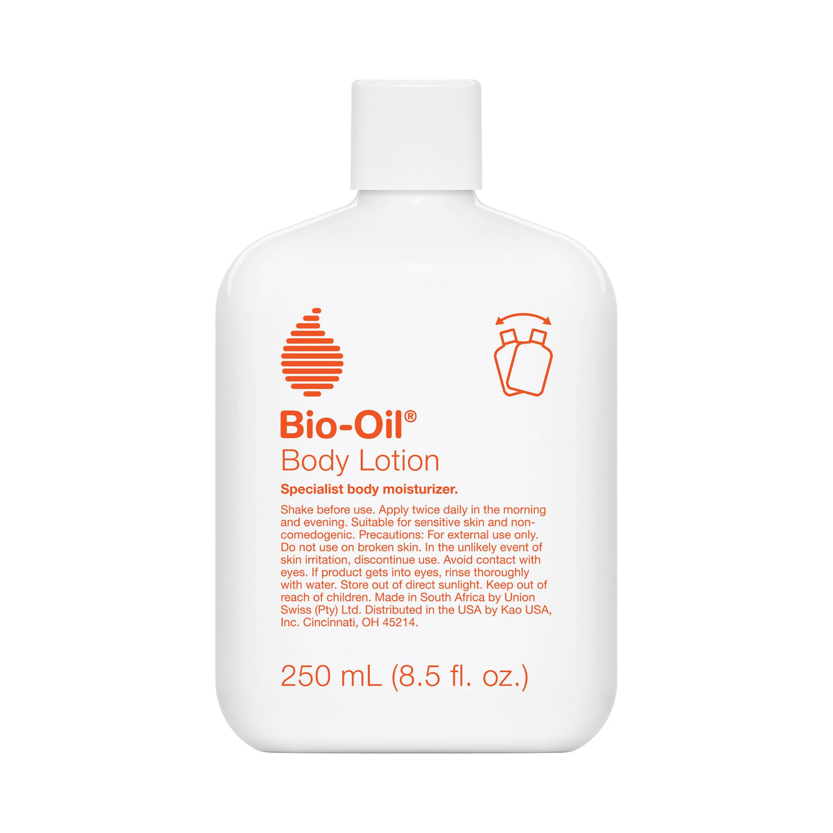 Bio-Oil front bottle showing packaging and quick-absorbing benefit