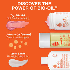 Bio-Oil used on hair and beard, shows improved shine and manageability